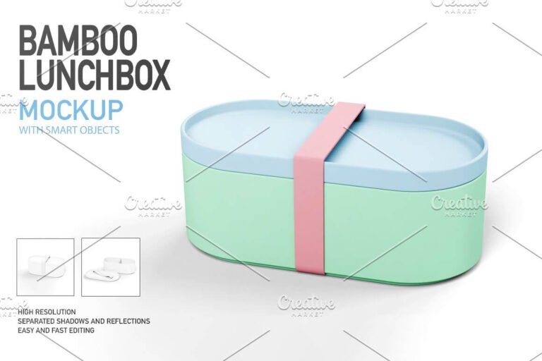 20+ Best Lunch Bag & Box Mockup PSD Templates