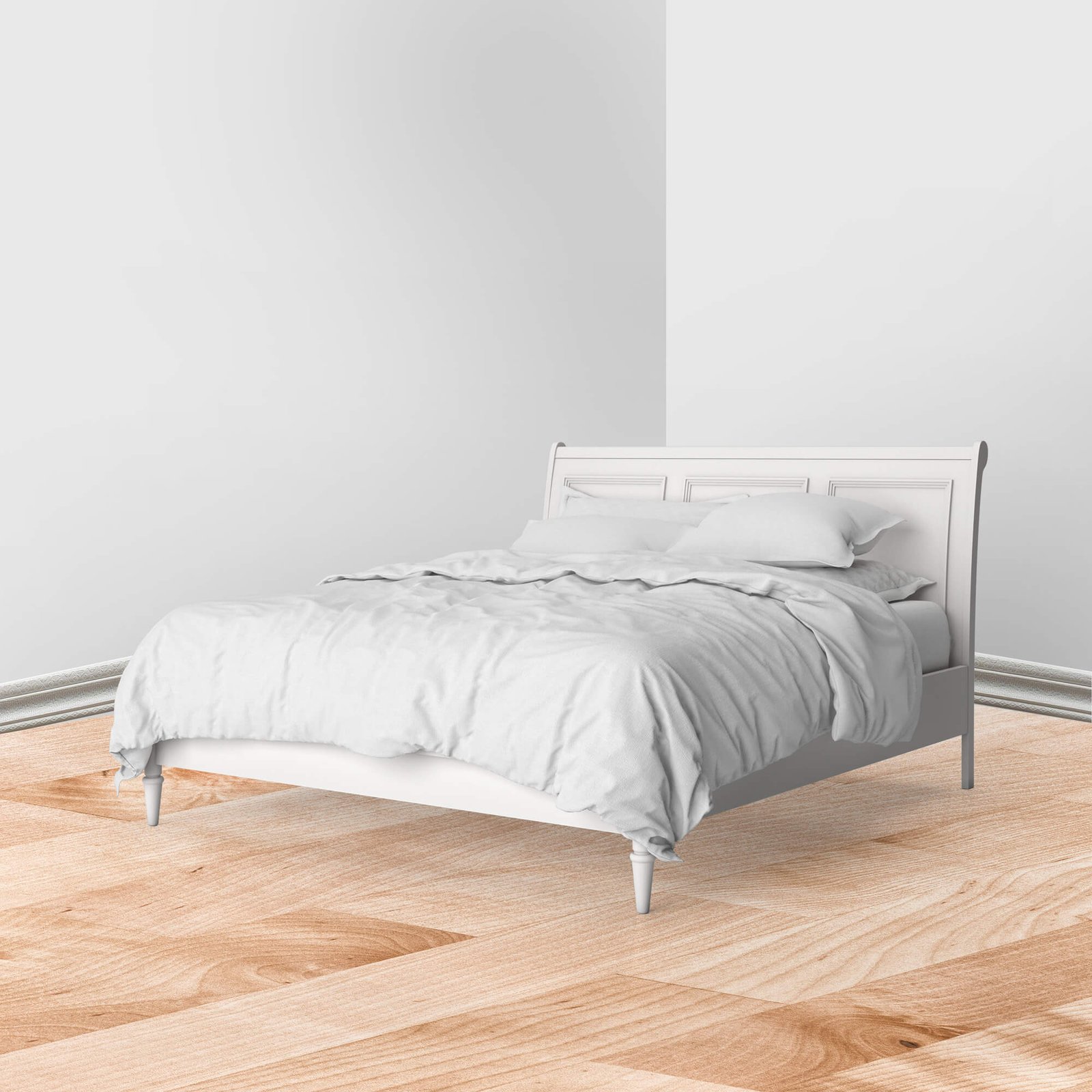 Blank Free Bed Linen Mockup PSD Template