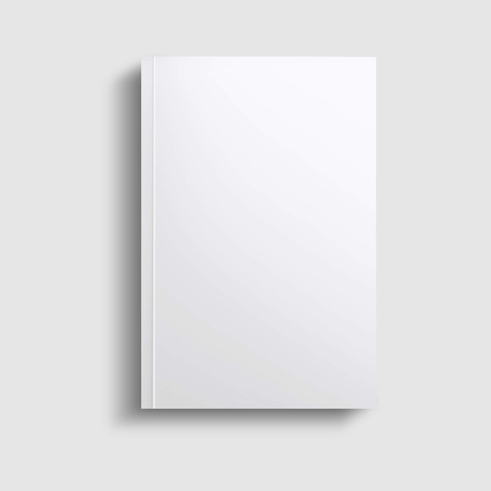 Blank Free Book Cover Display Mockup PSD Template