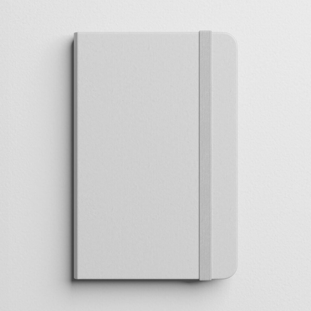 Free Notebook Cover Mockup PSD Template - Mockup Den