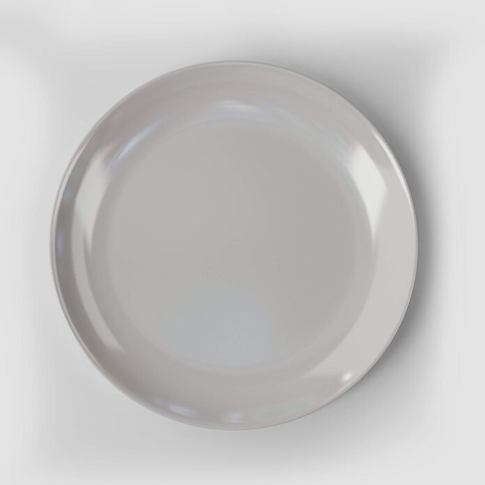Free Plate Mockup PSD Template