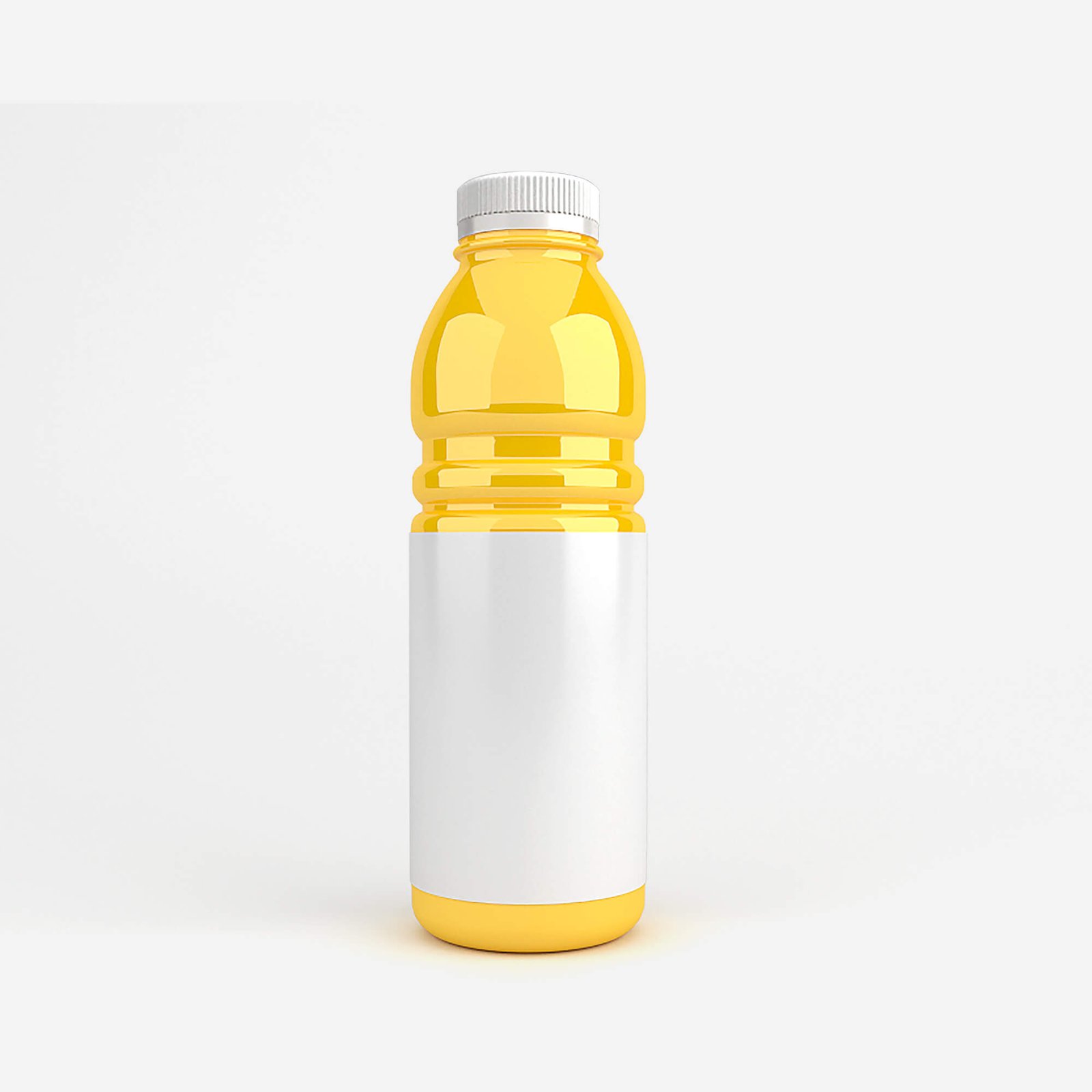 Blank Free Soda Bottle Mockup PSD Template (2)
