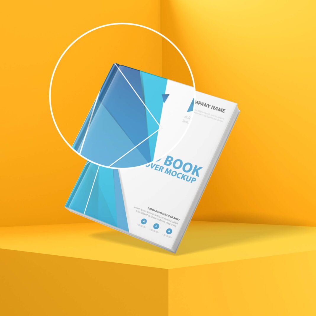 Free 3D Book Cover Mockup PSD Template - Mockup Den