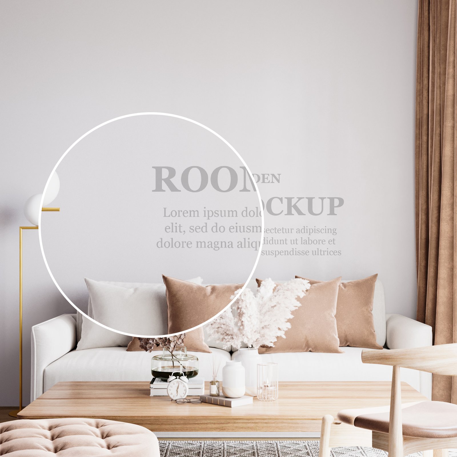 Download Free Room Mockup Psd Template Mockup Den