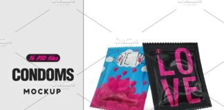 Condoms Mockup