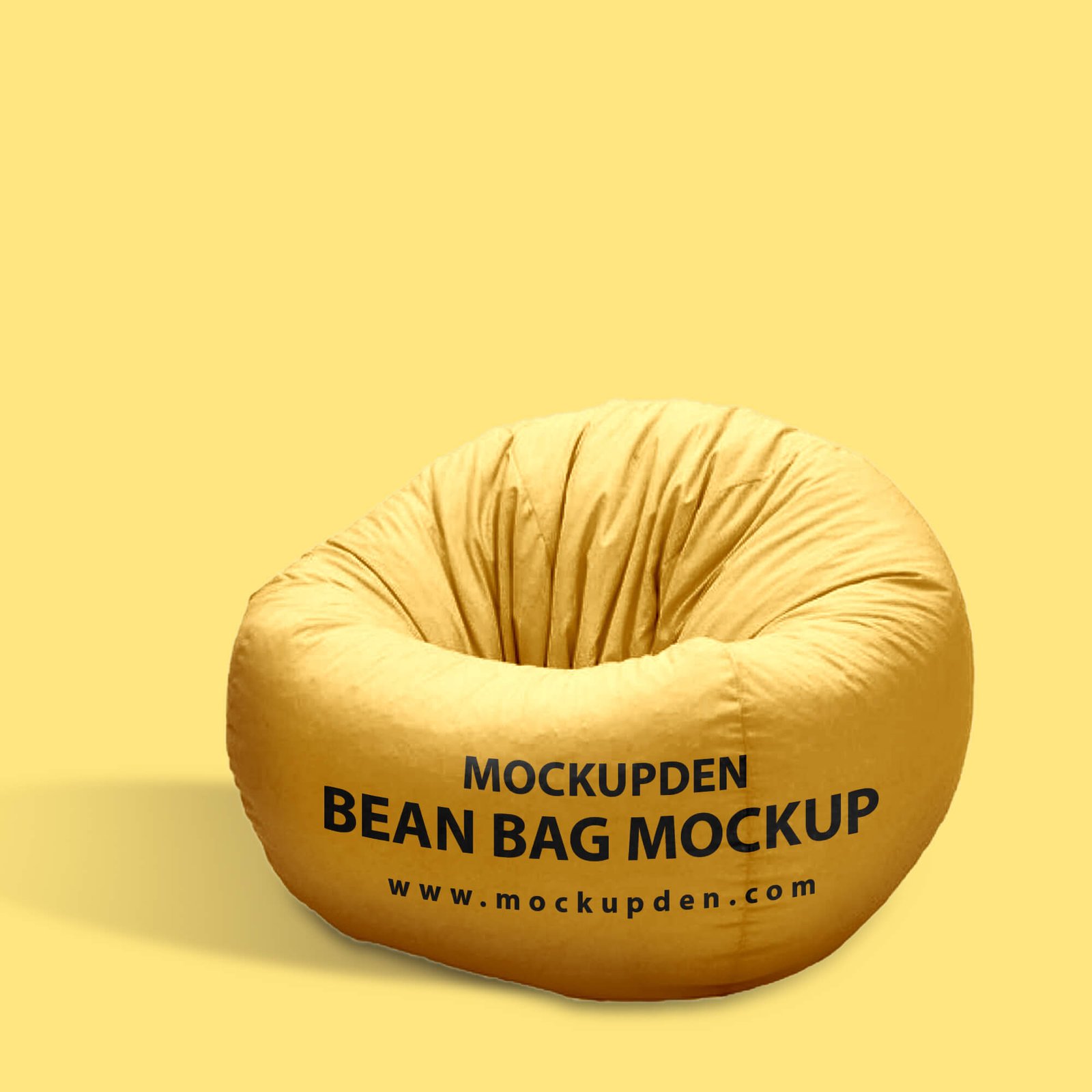 Design Free Bean Bag Mockup PSD Template