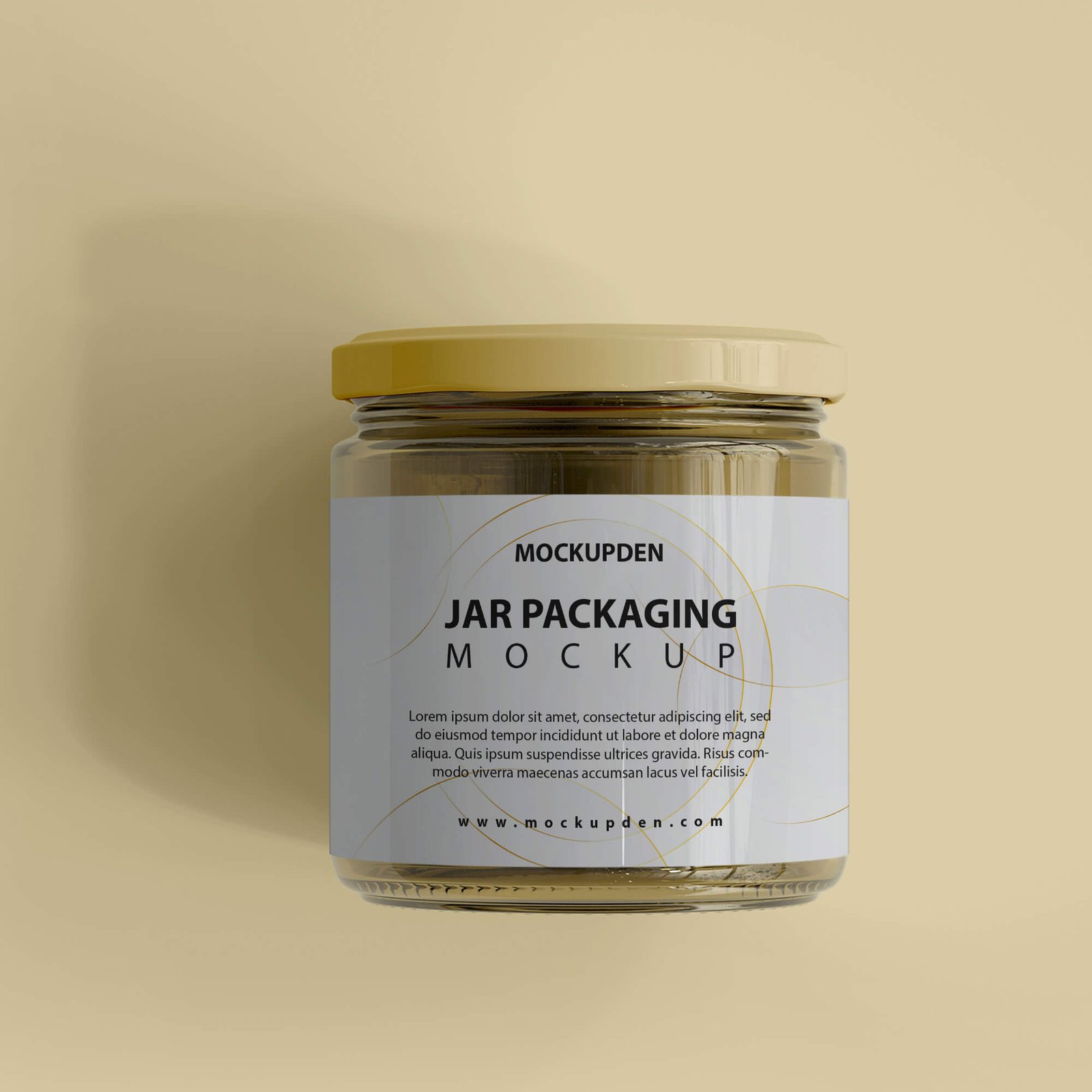 Design Free Jar Packaging Mockup PSD Template