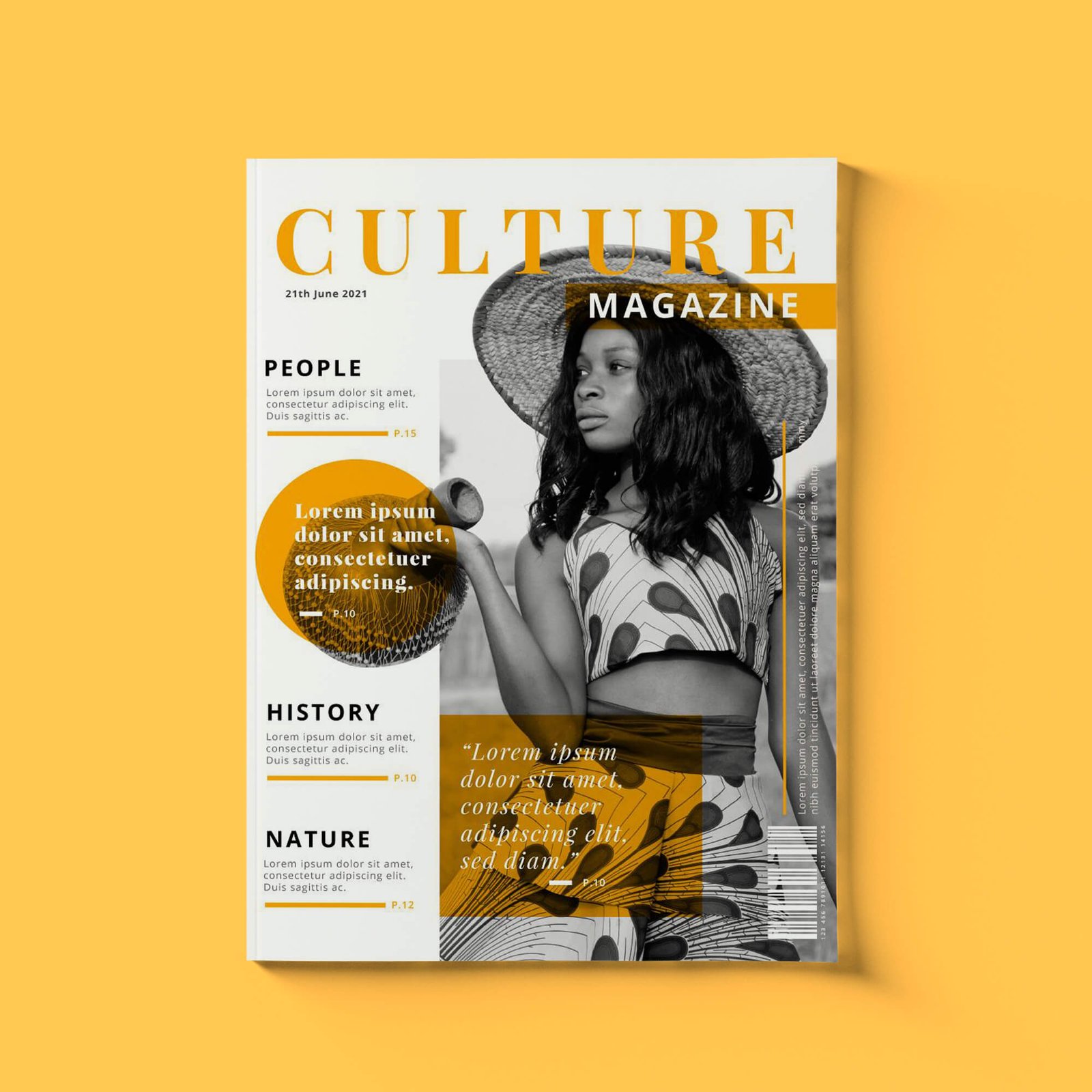 Editable Free Magazine Cover Mockup PSD Template (1)