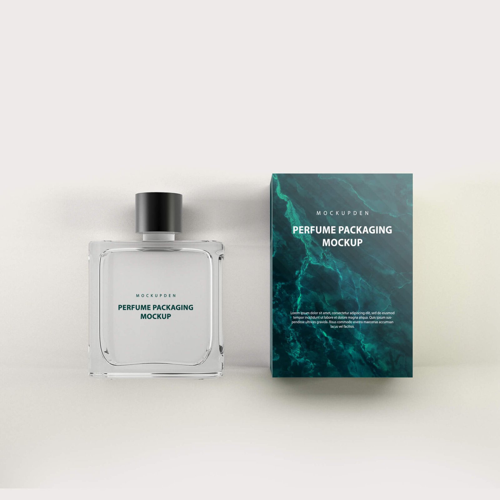 Download Free Perfume Packaging Mockup PSD Template - Mockup Den