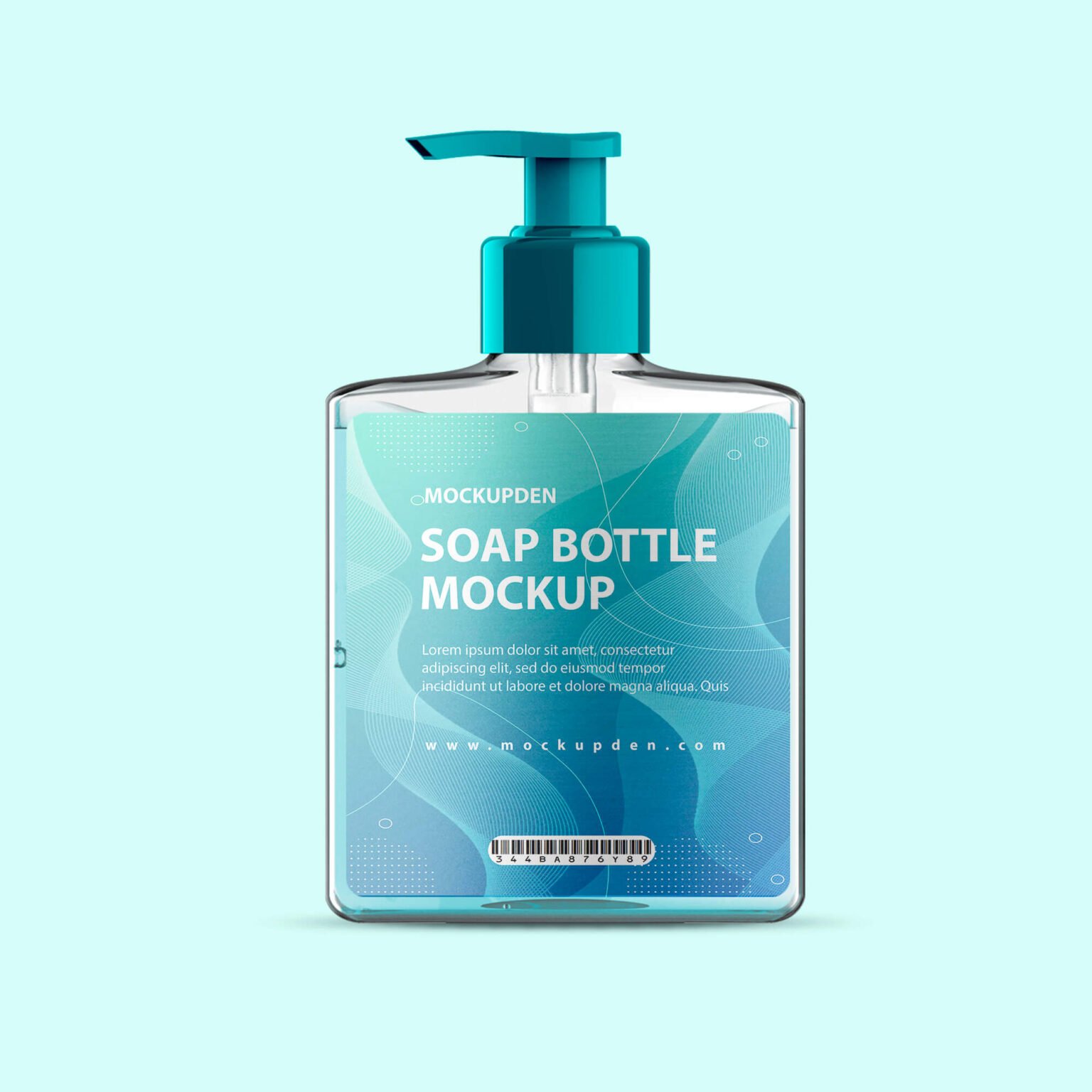 Download Free Soap Bottle Mockup PSD Template - Mockup Den