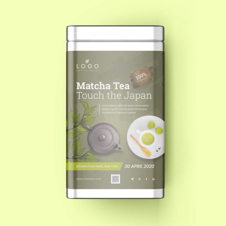 Download Free Tea Box Mockup PSD Template - Mockup Den
