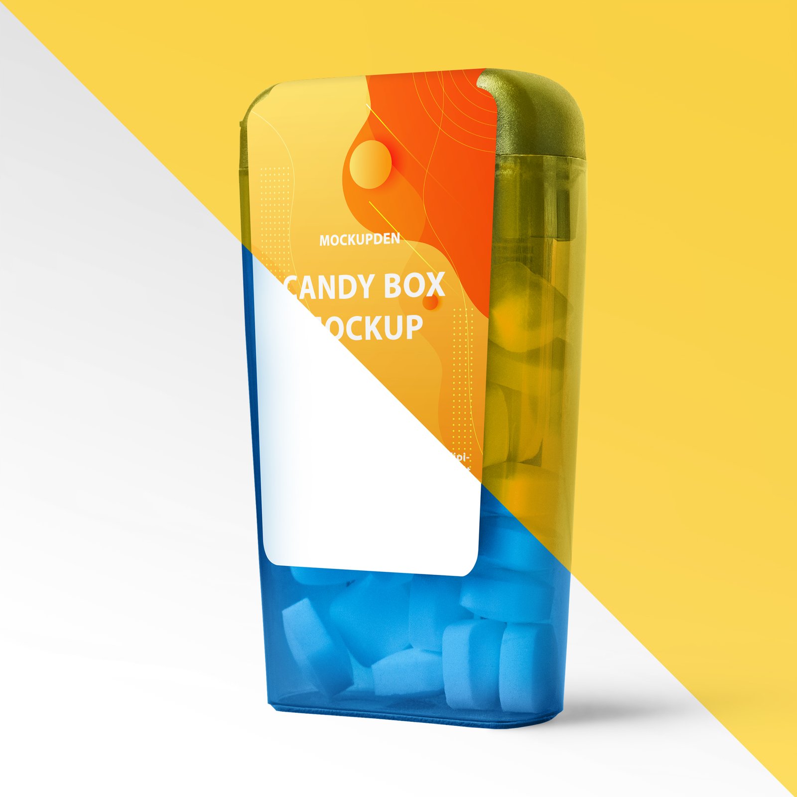Editable Free Candy Box Mockup PSD Template