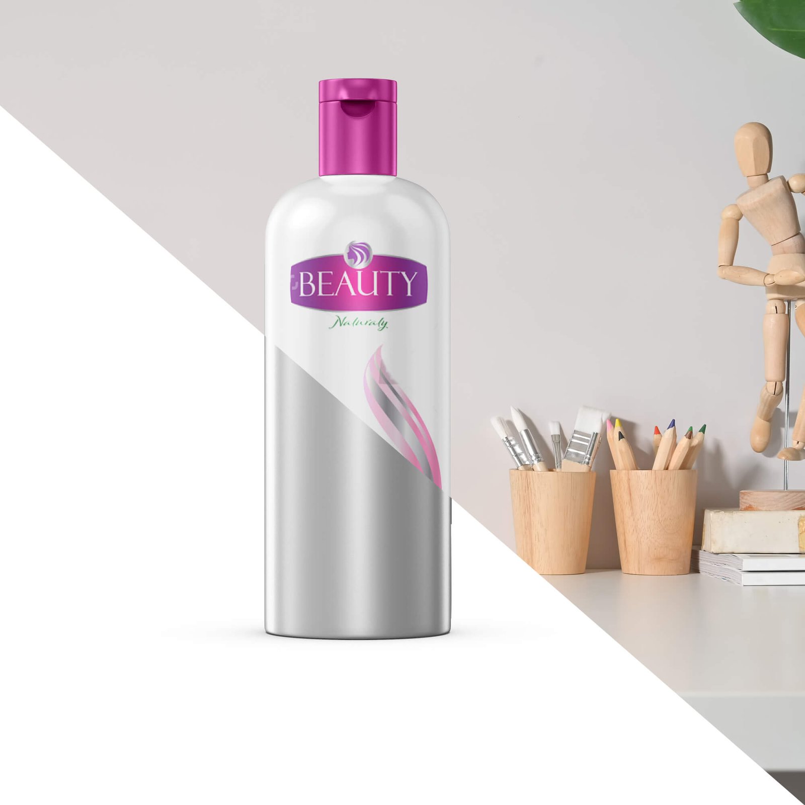 Editable Free Lotion Bottle Mockup PSD Template (1)