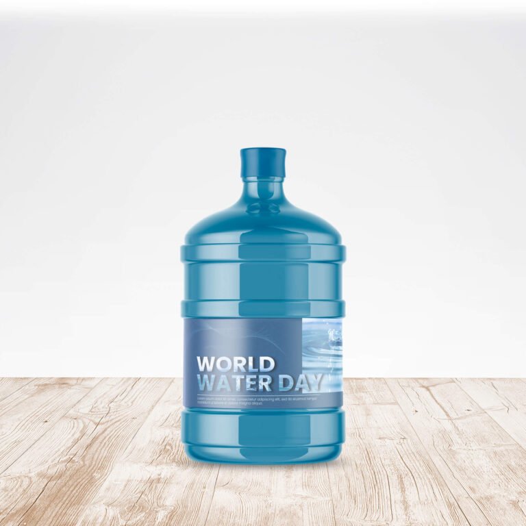 Free Big Bottle Of Water Mockup PSD Template