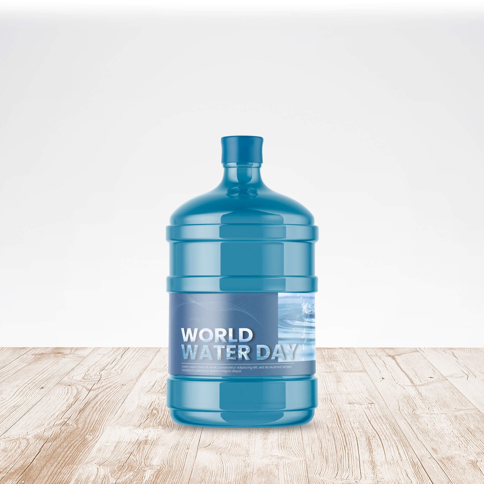 Free Big Bottle Of Water Mockup PSD Template - Mockup Den