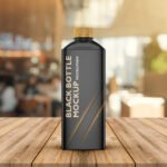 Free Black Bottle Mockup PSD Template (1)