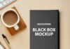 Free Black Box Mockup PSD Template