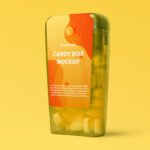 Free Candy Box Mockup PSD Template