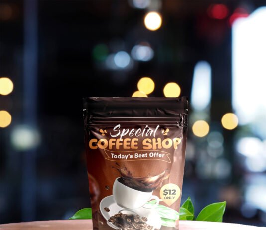 Free Coffee Packaging Mockup PSD Template (3)