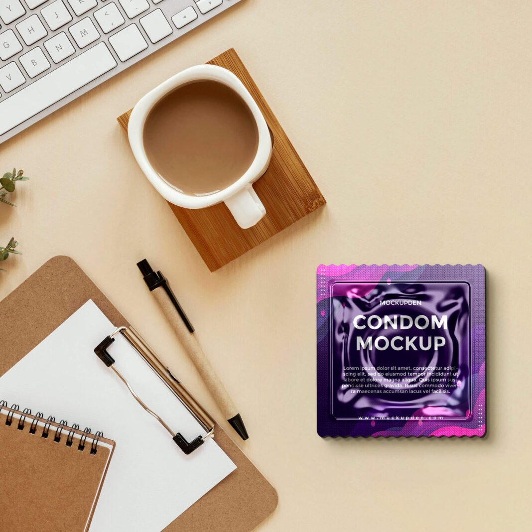 Free Condom Mockup PSD Template - Mockup Den