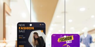 Free Dangler Mockup PSD Template