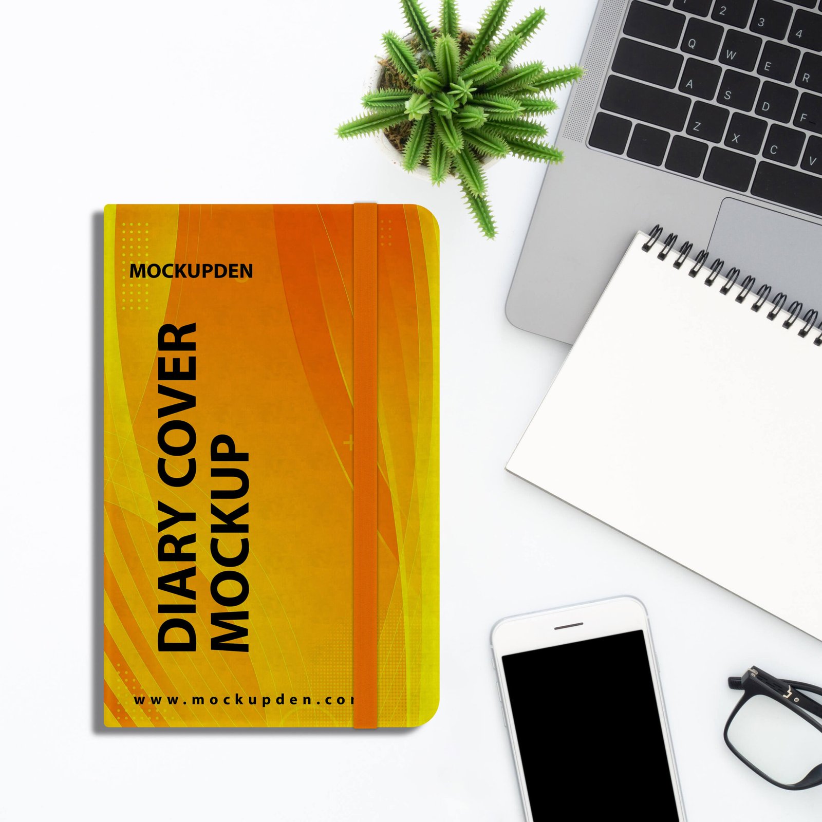 Download Free Diary Cover Mockup Psd Template Mockup Den