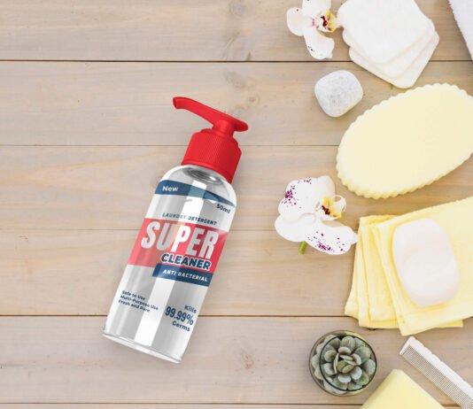 Free Hand Sanitizer Bottle Mockup PSD Template (1)