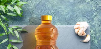 Free Oil Bottle Mockup PSD Template