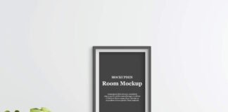 Free Room Mockup PSD Template