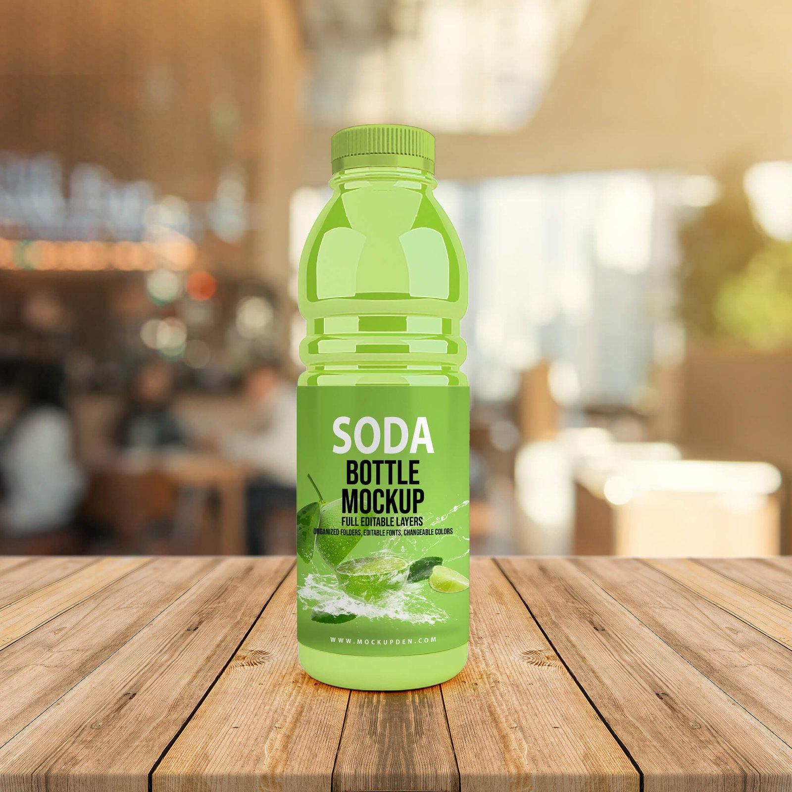 Download Free Soda Bottle Mockup Psd Template Mockup Den