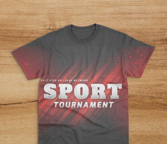 Free Sports T Shirt Mockup PSD Template (1)