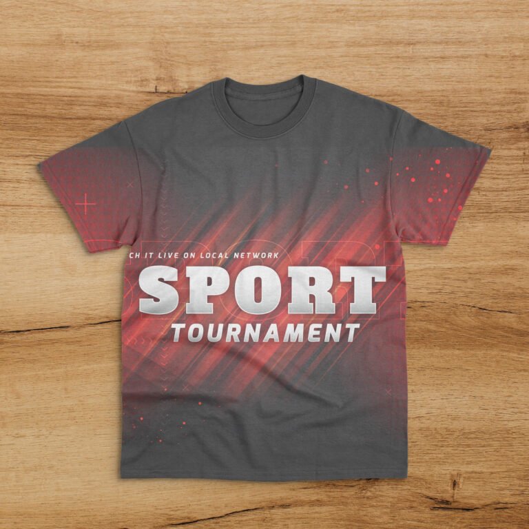 Free Sports T Shirt Mockup PSD Template (1)