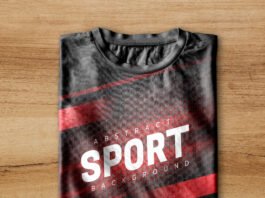 Free Sports T Shirt Mockup PSD Template
