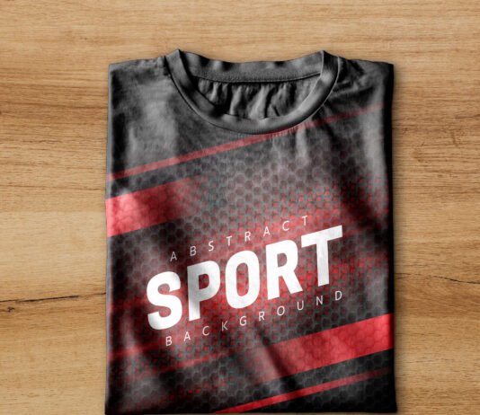 Free Sports T Shirt Mockup PSD Template