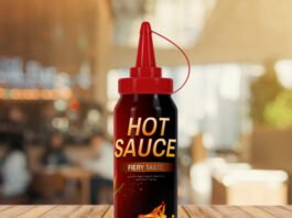 Free Squeeze Bottle Mockup PSD Template