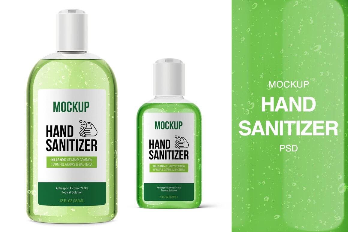 Hand Sanitizer Mockup Bottle