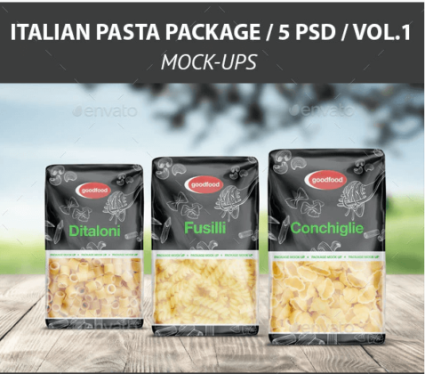 Download 20+ Best FREE Pasta Mockup PSD Templates - Mockup Den