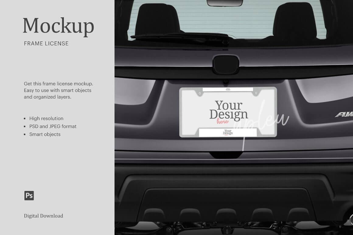 printable license plate template