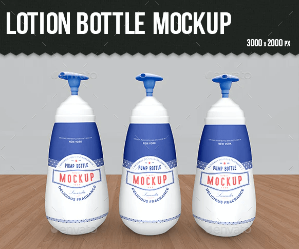 Lotion Bottle Mock-up