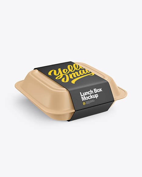 Lunch Box Mockup