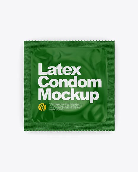 Matte Condom Packaging Mockup (1)