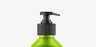 Metallic Soap Bottle Mockup (1)