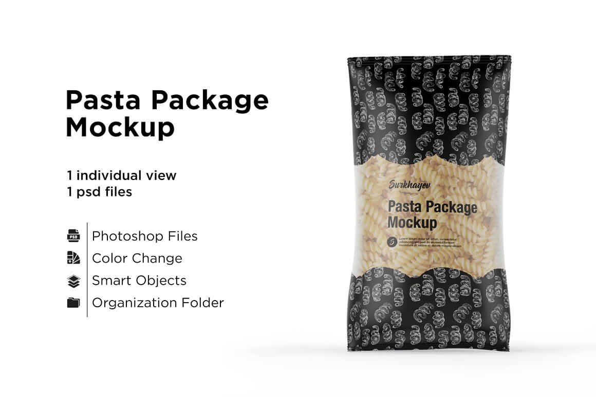 Download 20+ Best FREE Pasta Mockup PSD Templates - Mockup Den