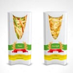 Pasta Package Realistic Icon Set