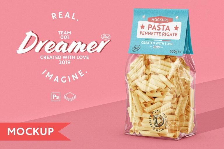 Download 20+ Best FREE Pasta Mockup PSD Templates - Mockup Den