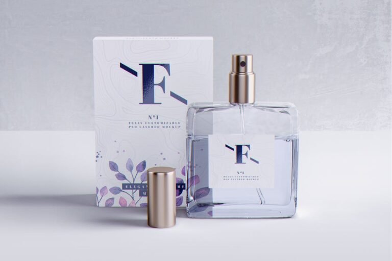 20+ Beautiful Perfume Packaging Mockup PSD Templates