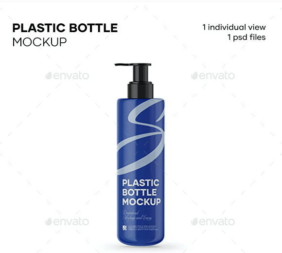 Plastic Bottle Mockup