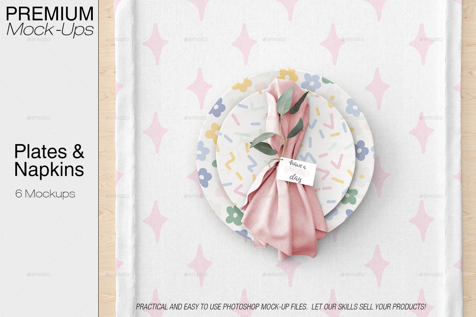 Plates & Tablecloth Set