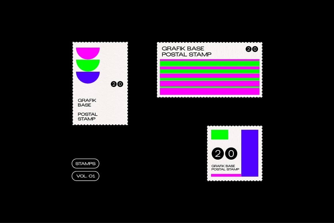 Postage Stamps - Vectors