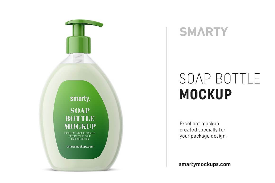 24 Soap Bottle Mockup Packaging Psd Dispenser Liquid